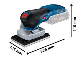 Vibračná brúska Bosch Professional GSS 18V-13 (bez baterie) 

 obrázok produktu 2 z 10