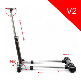 Stojan pre volant Wheel Stand Pro F458/F430/T80/T100 - Deluxe V2 červený

 obrázok produktu 2 z 2