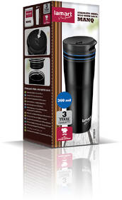 Termohrnček Lamart 360 ml LT4050 čierny/modrý

 obrázok produktu 4 z 4