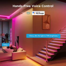 LED pásik Govee Smart PRO, Matter WiFi RGBICW, 3 m biely

 obrázok produktu 5 z 7