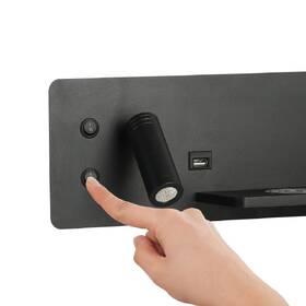 Bodové svietidlo IMMAX LED Be PREPARE 4v1 s Qi nabíjaním, USB, varianta pravá čierne

 obrázok produktu 5 z 8