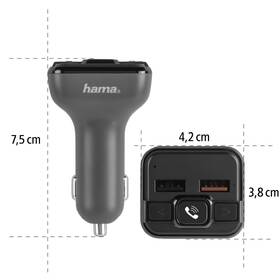 FM Transmitter Hama 14165 strieborný

 obrázok produktu 1 z 9