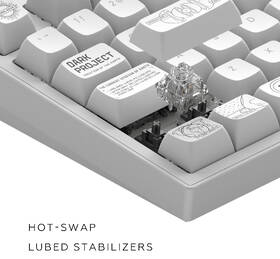 Klávesnica Dark Project ALU Terra Nova R2  US biela

 obrázok produktu 7 z 8