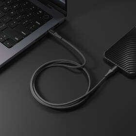 Kábel Epico UNUM Aramid 240W USB-C/USB-C, 1,2 m čierny

 obrázok produktu 1 z 1