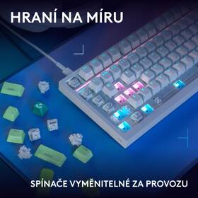 Klávesnica Logitech G316 X 75 - US INT'L layout biela

 obrázok produktu 9 z 16