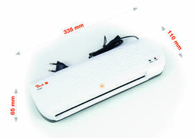 Laminátor Peach 4 in1 Laminating Kit PBP300, set laminátor PL707, rezačka PC100-04, mix fólií a zarezávač rožkov 

 obrázok produktu 2 z 10
