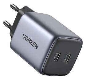 Nabíjačka do siete UGREEN Nexode 2x USB-C PD, 45W sivá

 obrázok produktu 1 z 1