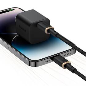 Kábel Baseus Dura USB-C/Lightning, 20W, 2m čierny/zlatý

 obrázok produktu 7 z 16