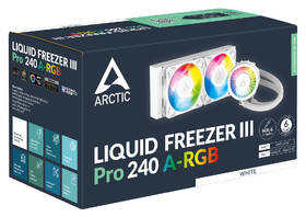 Vodný chladič Arctic Cooling Liquid Freezer III Pro 240 White ARGB biely

 obrázok produktu 5 z 5