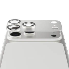 Hliníková ochrana fotoaparátu PanzerGlass FENDER na Apple iPhone 17 Pro Max strieborné

 obrázok produktu 1 z 5