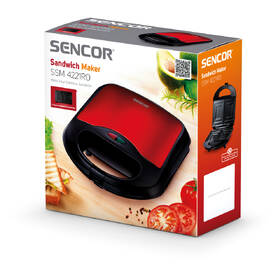 Sendvičovač Sencor SSM 4221RD červený

 obrázok produktu 7 z 7