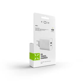 Nabíjačka do siete FIXED USB, USB-C PD, 30W biela

 obrázok produktu 6 z 6