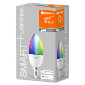 Inteligentná žiarovka LEDVANCE SMART+ WiFi Candle Multicolour 5W E14 

 obrázok produktu 2 z 2