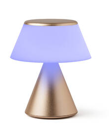 Stolná lampa Lexon Luma S zlatá

 obrázok produktu 6 z 9