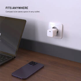 Nabíjačka do siete FIXED Mini USB-C, 65W biely

 obrázok produktu 8 z 8