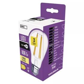 LED žiarovka EMOS Filament, klasik, 5,9 W, E27, teplá biela 

 obrázok produktu 2 z 2