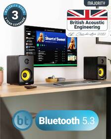 Reproduktory Majority D40X Bookshelf (2ks) čierny

 obrázok produktu 2 z 4