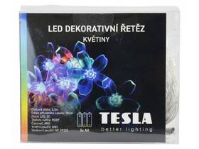 LED reťaz Tesla Lightning Kvietky, 20LED, 3x AA batérie, časovač, 3m 

 obrázok produktu 3 z 3