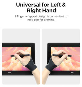 Rukavice UGEE Art Glove, 2 ks čierne

 obrázok produktu 3 z 6