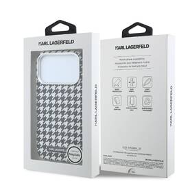 Kryt na mobil Karl Lagerfeld PU Houndstooth Resin Plate MagSafe na Apple iPhone 17 Pro čierny

 obrázok produktu 6 z 6