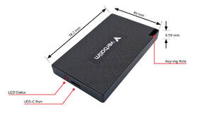 SSD externý Verbatim Metal Mini 1TB čierny

 obrázok produktu 6 z 6