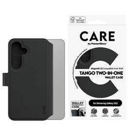 Puzdro na mobil flipové PanzerGlass CARE Tango 2v1 Qi na Samsung Galaxy S25 čierne

 obrázok produktu 4 z 10