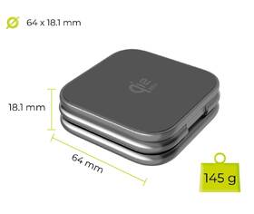 Bezdrôtová nabíjačka Mobile Origin 3in1 Qi2 25W UltraSlim PW36 sivá

 obrázok produktu 8 z 11