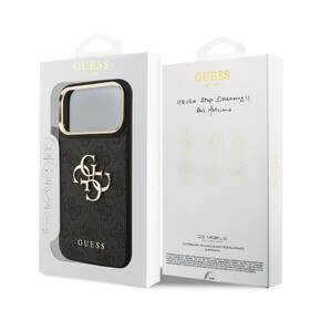Kryt na mobil Guess 4G Metal Logo Gold Frame na Apple iPhone 18 Pro čierny

 obrázok produktu 6 z 6
