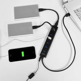 USB Hub Axagon USB / 7x USB 3.0 čierny

 obrázok produktu 7 z 8