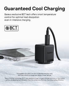 Nabíjačka do siete Baseus Palm 30W 1xUSB-A 1xUSB-C PD QC 3.0 čierna

 obrázok produktu 9 z 13