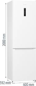 Chladnička s mrazničkou Gorenje NRK620DA2W4 biela

 obrázok produktu 14 z 16