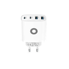 Nabíjačka do siete Mobile Origin GaN 40W 2xUSB-C/2xUSB-A biela

 obrázok produktu 3 z 14