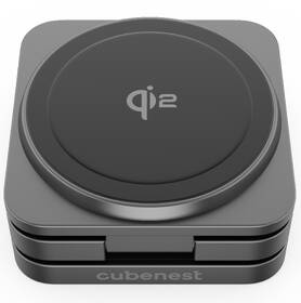 Bezdrôtová nabíjačka Cubenest SQ312 Pro 3v1, Qi2, MagSafe čierna

 obrázok produktu 6 z 19
