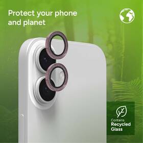 Tvrdené sklo ZAGG InvisibleShield Premium GL (CameraRings) Glitter na Apple iPhone 17/16/16 Plus ružové

 obrázok produktu 10 z 11