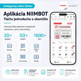Tlačiareň štítkov Niimbot B2 PRO + role štítkov zlatá

 obrázok produktu 11 z 14