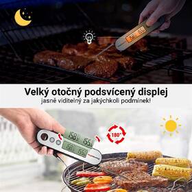 Teplomer do mäsa ThermoPro TP-610 strieborný

 obrázok produktu 6 z 6