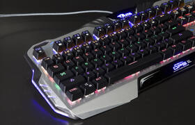 Klávesnica E-Blue Mazer Mechanical 729, US čierna/strieborná

 obrázok produktu 7 z 8