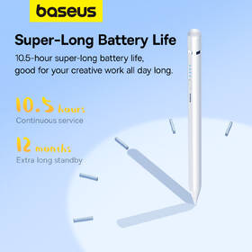 Stylus Baseus Smooth Writing 2 s bezdrôtovým a káblovým nabíjaním Lightning biely

 obrázok produktu 15 z 16