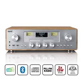 Rádioprijímač DAB+/CD Imperial 280CDWDSI strieborný/hnedý

 obrázok produktu 8 z 9