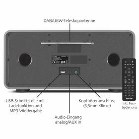 Internetový rádioprijímač s DAB+ Technisat DIGITRADIO 425 čierny/strieborný

 obrázok produktu 9 z 13