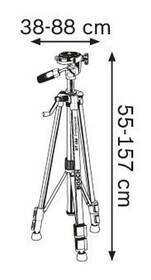 Statív Bosch Professional BT 150 Professional 

 obrázok produktu 4 z 5