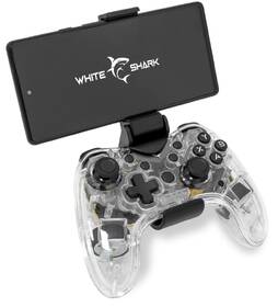 Gamepad White Shark LEGION, pre PC, PS3/PS4, Android, IOS priehľadný

 obrázok produktu 3 z 6