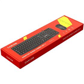 Klávesnica s myšou Canyon CNE-CSET1, 1000 DPI, USB, CS, vodeodolná čierna

 obrázok produktu 2 z 2