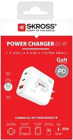 Cestovný adaptér SKROSS USB A+C 65W GaN US, Power Delivery, typ A 

 obrázok produktu 9 z 9