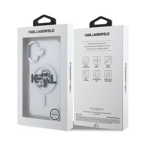 Kryt na mobil Karl Lagerfeld IML Glitter Karl and Choupette Sketch MagSafe na Apple iPhone 16 priehľadný

 obrázok produktu 6 z 6