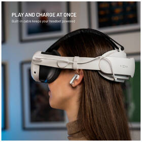 Popruh FIXED VR Power Headstrap - Meta Quest 3/3S, 6 000 mAh biely

 obrázok produktu 2 z 7