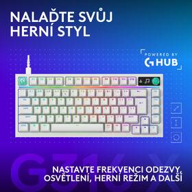 Klávesnica Logitech G316 X 75 - US INT'L layout biela

 obrázok produktu 14 z 16