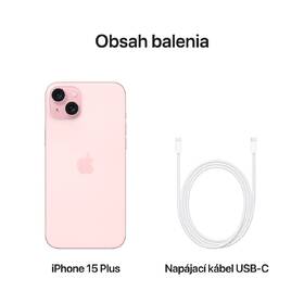 Mobilný telefón Apple iPhone 15 Plus 256GB ružový 

 obrázok produktu 7 z 8