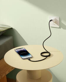 Kábel Baseus Tungsten USB-C/Lightning, 20W, 1m čierny

 obrázok produktu 3 z 12