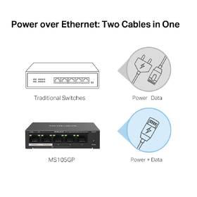 Switch Mercusys MS105GP 

 obrázok produktu 4 z 9